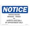 Signmission OSHA, Office Hours Monday, Friday _ Am, _, 10in X 7in Rigid Plastic, 10" W, 7" H, Landscape OS-NS-P-710-L-16948 - alternate 1